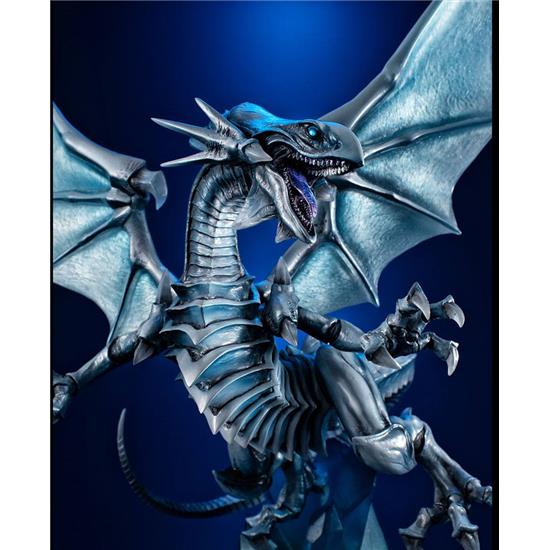 Manga & Anime: Blue Eyes White Dragon Holographic Edition Statue 28 cm