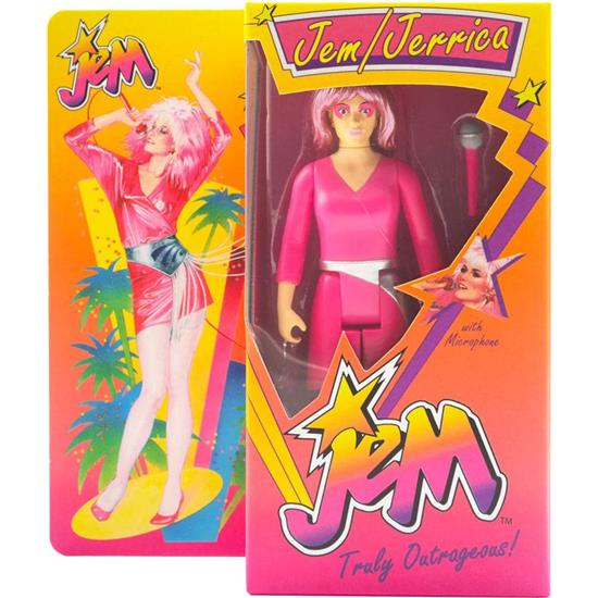 Jem and the Holograms: Jem (Neon) SDCC22 ReAction Action Figure 10 cm