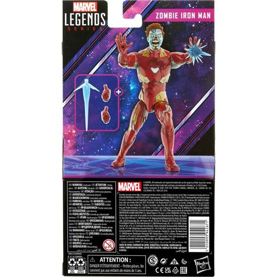 What If...: Zombie Iron Man Marvel Legends Action Figure Khonshu BAF 15 cm