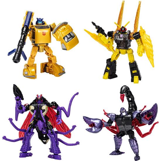 Transformers: Buzzworthy Creatures Collide Bumblebee Action Figure 4-Pack