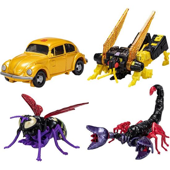 Transformers: Buzzworthy Creatures Collide Bumblebee Action Figure 4-Pack