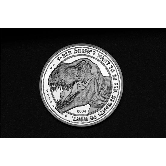 Jurassic Park & World: Jurassic Park Collectable Coin 25th Anniversary T-Rex (silver plated)