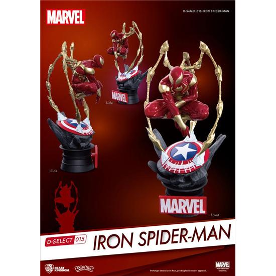 Avengers: Marvel D-Select PVC Diorama Iron Spider-Man 16 cm