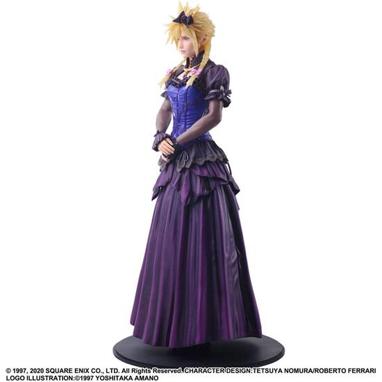 Final Fantasy: Cloud Strife Dress Version Remake Static Arts Gallery Statue 28 cm