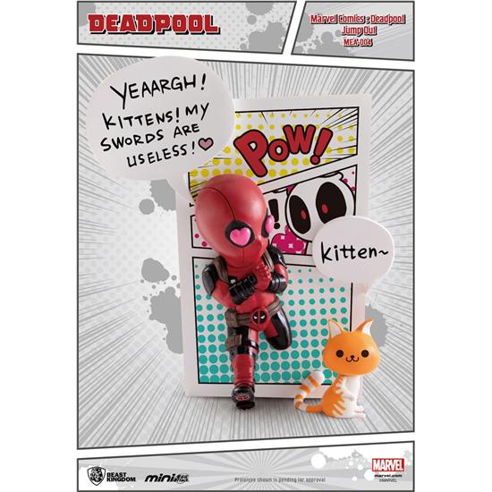 Deadpool: Marvel Comics Mini Egg Attack Figure Deadpool Jump Out 4th Wall 12 cm