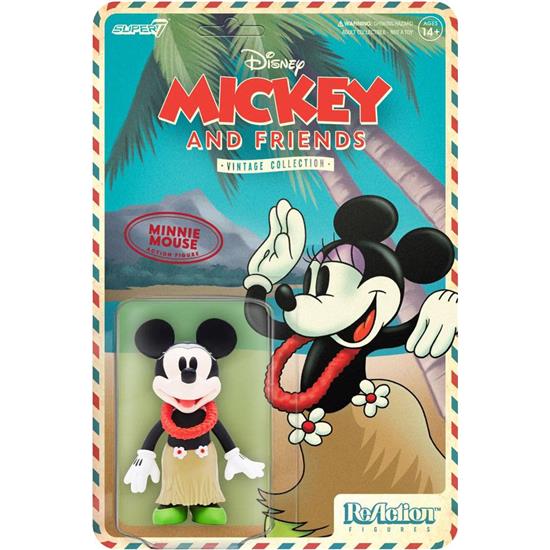 Disney: Minnie Mouse (Hawaiian Holiday) ReAction Action Figure Vintage Collection 10 cm
