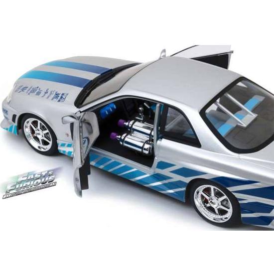Fast & Furious: Fast & Furious Diecast Model 1/18 1999 Brians Nissan Skyline GT-R34 with Light-Up Function