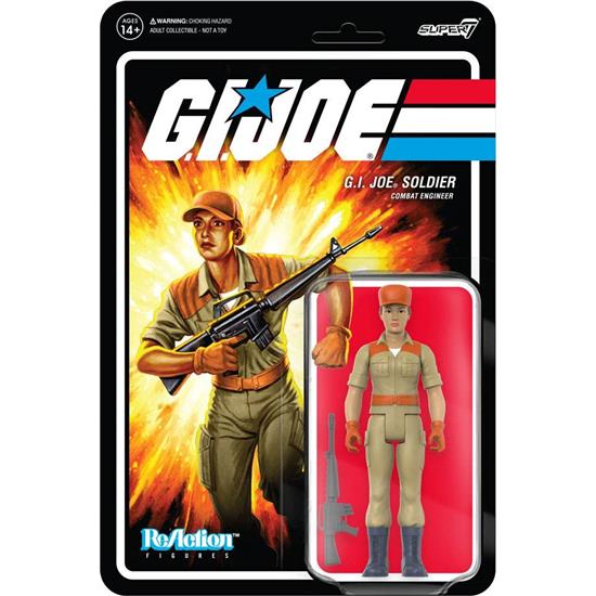 GI Joe: Female Combat Engineer Bun Hair (Tan) ReAction Action Figure 10 cm