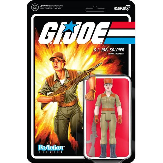 GI Joe: Female Combat Engineer Short Hair (Pink) ReAction Action Figure 10 cm
