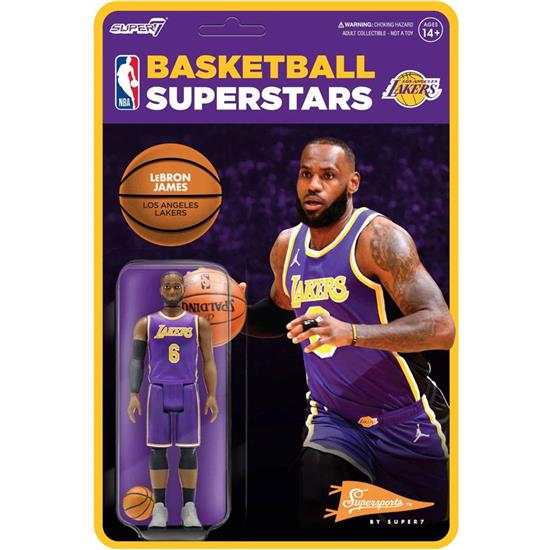 NBA: LeBron James (Lakers - Purple) ReAction Action Figure 10 cm