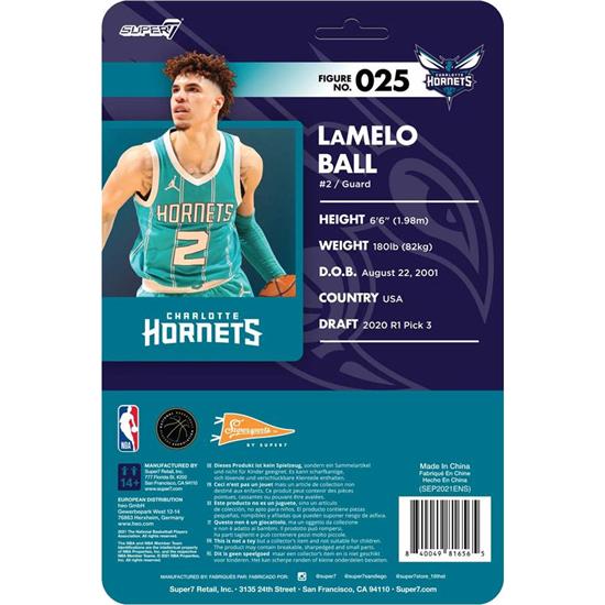 NBA: LaMelo Ball (Hornets) ReAction Action Figure 10 cm