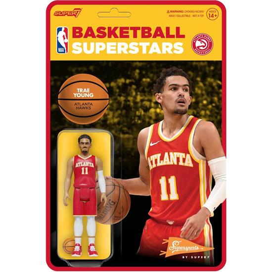 NBA: Trae Young (Hawks) ReAction Action Figure 10 cm