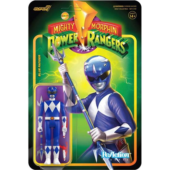 Power Rangers: Blue Ranger ReAction Action Figure 10 cm