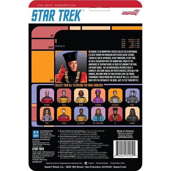 Star Trek: Action Figure Q 10 cm