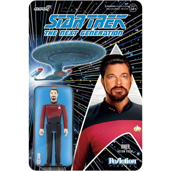 Star Trek: Action Figure Commander Riker 10 cm