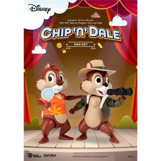 Disney: Chip & Dale Rescue Rangers Dynamic 8ction Heroes Action Figures 1/9 10 cm