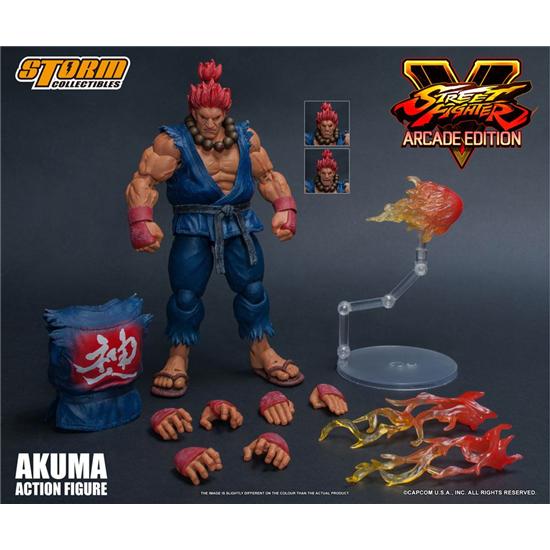 Street Fighter: Street Fighter V Arcade Edition Action Figure 1/12 Akuma Nostalgia Costume 18 cm