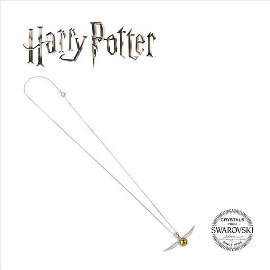 Harry Potter: Harry Potter x Swarovksi Necklace & Charm Golden Snitch