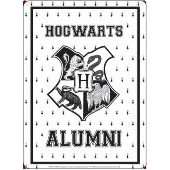Harry Potter: Harry Potter Tin Sign Hogwarts Alumni 21 x 15 cm