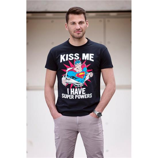 Superman: Kiss Me I Have Super Powers T-Shirt