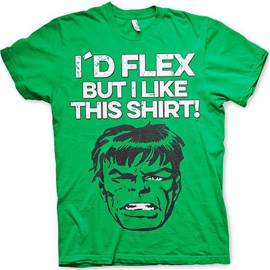 Marvel: The Hulk T-Shirt - I´d Like To Flex