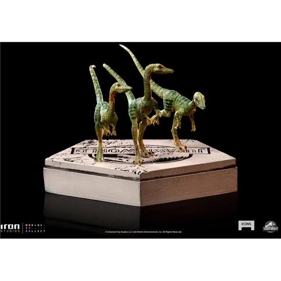 Jurassic Park & World: Compsognathus Icons Statue 5 cm