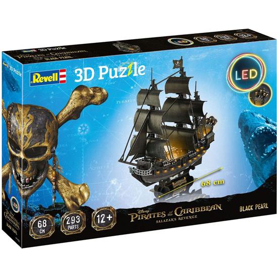 Pirates Of The Caribbean: Black Pearl 3D Puslespil LED Version (Dead Men Tell No Tales)