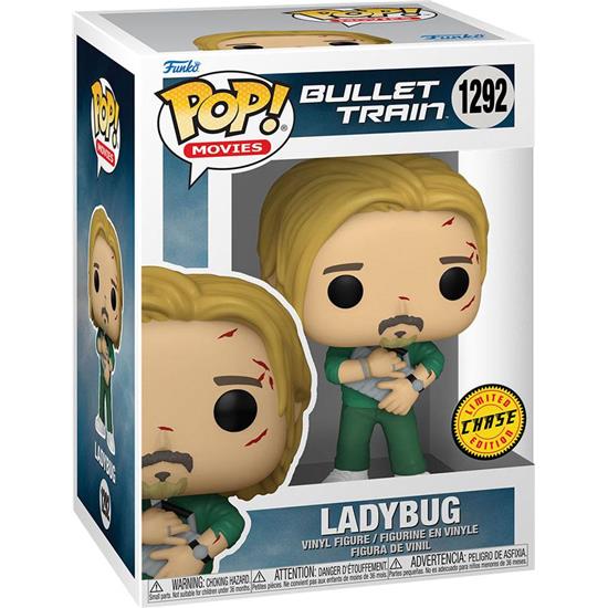 Bullet Train: Ladybug POP! Movies Vinyl Figur (#1292) - CHASE