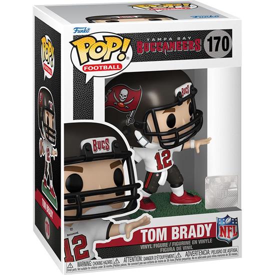 NFL: Tom Brady (Away) POP! Football Vinyl Figur (#170)