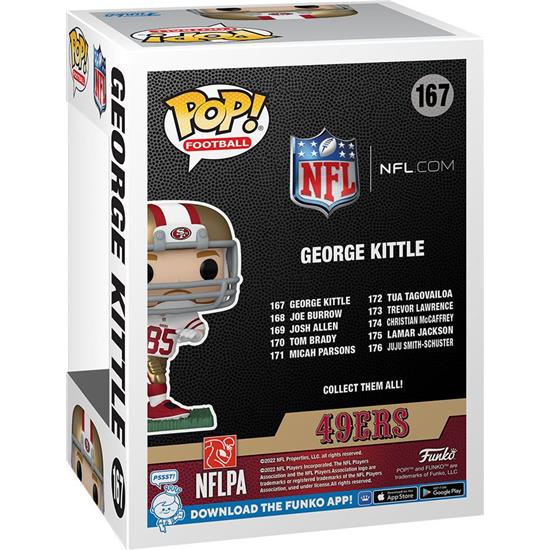 NFL: George Kittle POP! Football Vinyl Figur (#167)