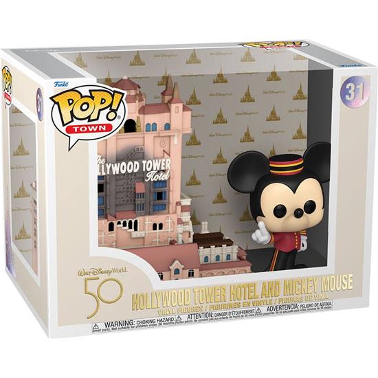 Disney: Hollywood Tower Hotel and Mickey Mouse POP! Town Vinyl Figur (#31)