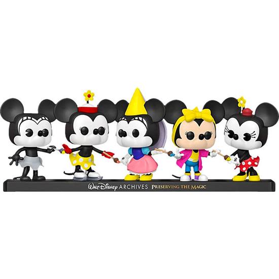 Disney: Minnie Mouse Disney Archives Exclusive POP! Disney Vinyl Figursæt 5-Pak