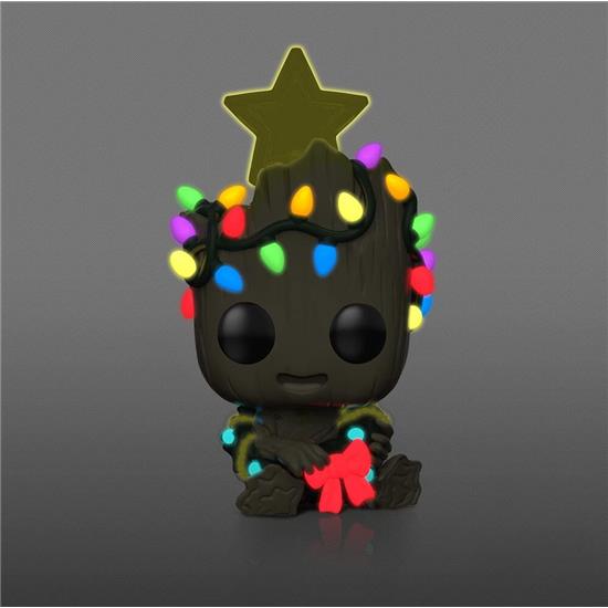 Guardians of the Galaxy: Groot with Lights Exclusive POP! Holiday Vinyl Figur (#530)