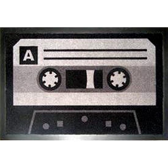 80er Fest: Kassettebånd (Grå) Dørmåtte