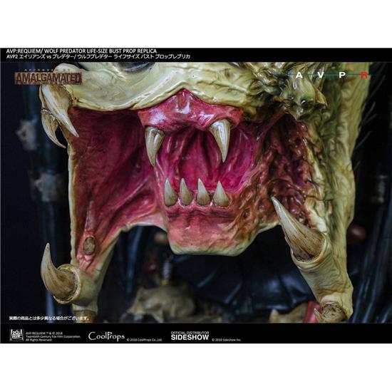 Alien vs. Predator: Aliens vs Predator Requiem Bust 1/1 Wolf Predator 65 cm