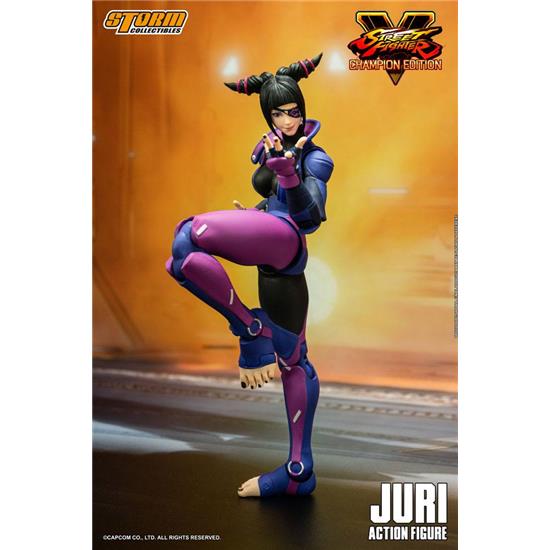 Street Fighter: Juri Han Champion Edition Action Figure 1/12 18 cm