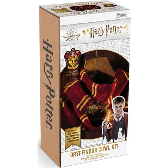 Harry Potter: Gryffindor Infinity-Tørklæde Strik-Selv Kit
