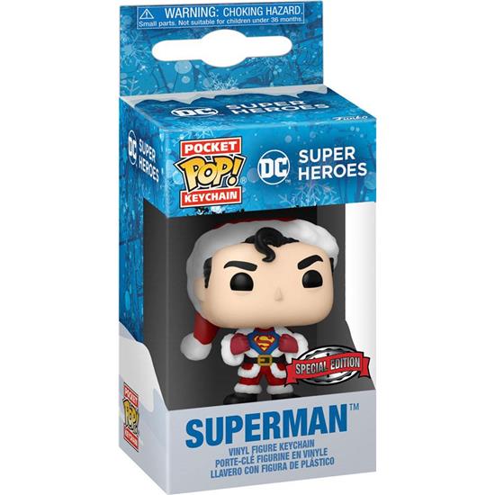 Superman: Superman Santa Pocket POP! Nøglering