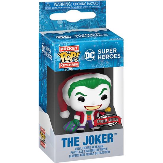 Batman: The Joker Santa Pocket POP! Nøglering