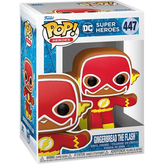 DC Comics: Gingerbread Flash POP! Holiday Vinyl Figur (#447)