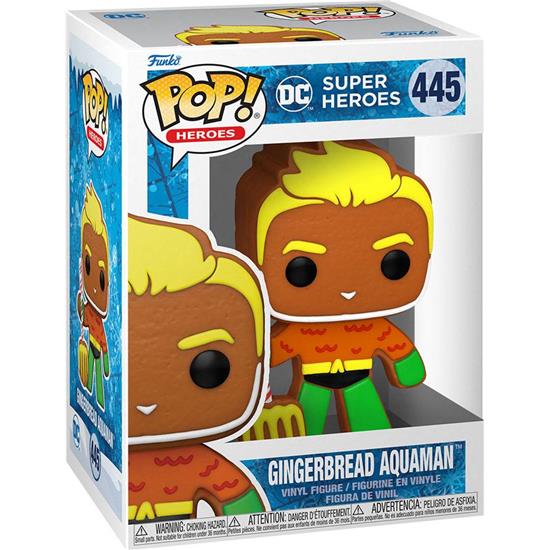 DC Comics: Gingerbread Aquaman POP! Holiday Vinyl Figur (#445)