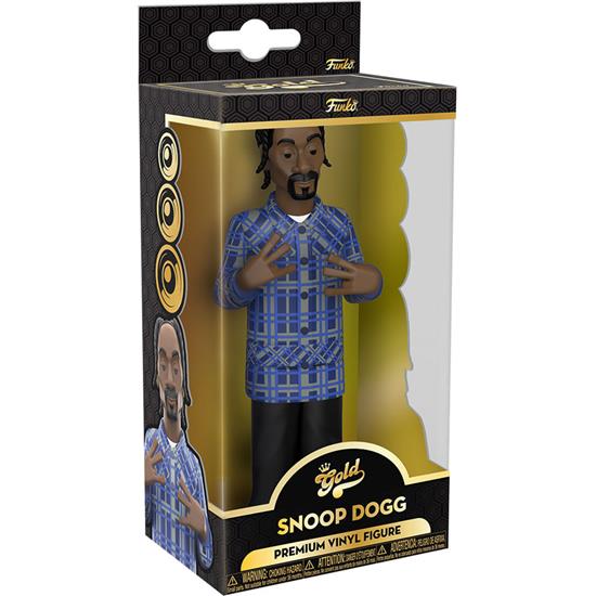Snoop Doggy Dog: Snoop Dogg Vinyl Gold Figur 13 cm