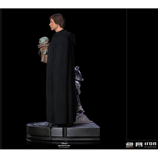 Star Wars: Luke Skywalker, R2-D2 & Grogu Legacy Replica Statue 1/4 54 cm