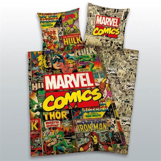 Marvel: Marvel Comics Duvet Set Cover 135 x 200 cm / 80 x 80 cm