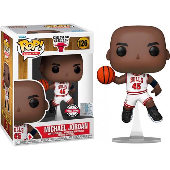 NBA: Michael Jordan Exclusive POP! Basketball Vinyl Figur (#126)