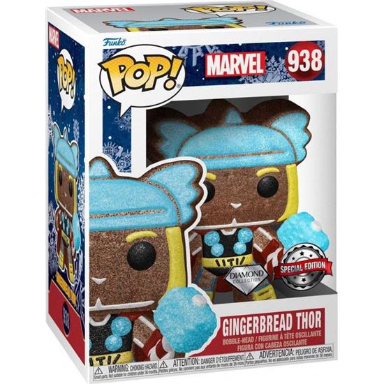 Thor: Gingerbread Thor Glitter Exclusive POP! Holiday Vinyl Figur (#938)