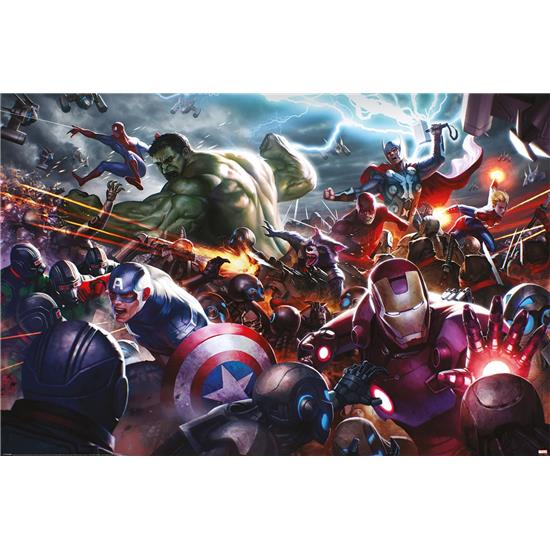 Avengers: Marvel Heroes Assault Collage Plakat