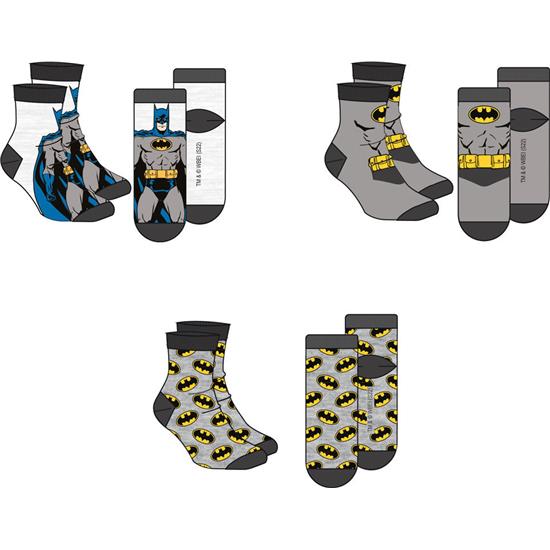 Batman: Batman assorted pack 3 socks adult