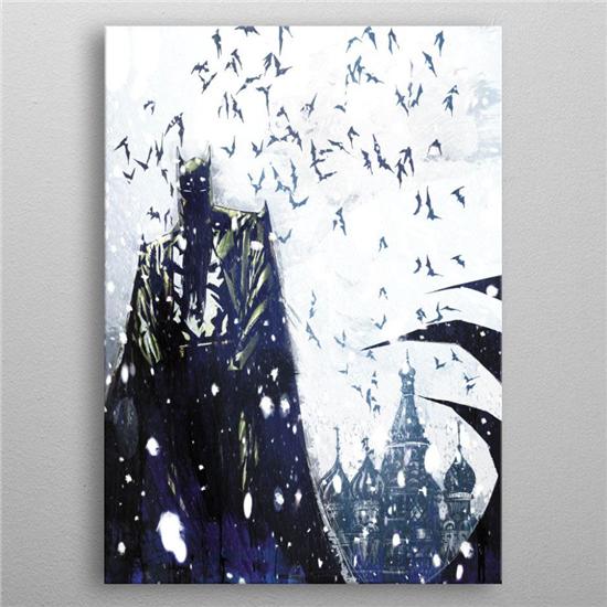 Batman: DC Comics Metal Poster Batman Light Absorption Bat Master 10 x 14 cm