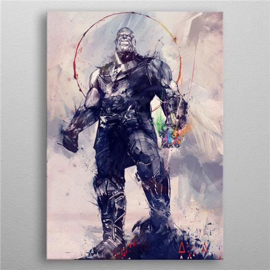 Avengers: Marvel Metal Poster Infinity War Infinity Gauntlet 10 x 14 cm